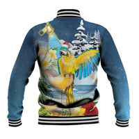 Funny Tropical Christmas Baseball Jacket Tis The Season To Get Tipsy LT7 - Polynesian Pride