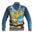 Funny Tropical Christmas Baseball Jacket Tis The Season To Get Tipsy