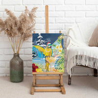 Funny Tropical Christmas Canvas Wall Art Tis The Season To Get Tipsy LT7 - Polynesian Pride