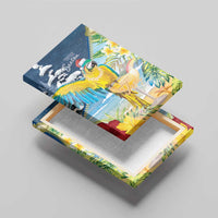 Funny Tropical Christmas Canvas Wall Art Tis The Season To Get Tipsy LT7 - Polynesian Pride