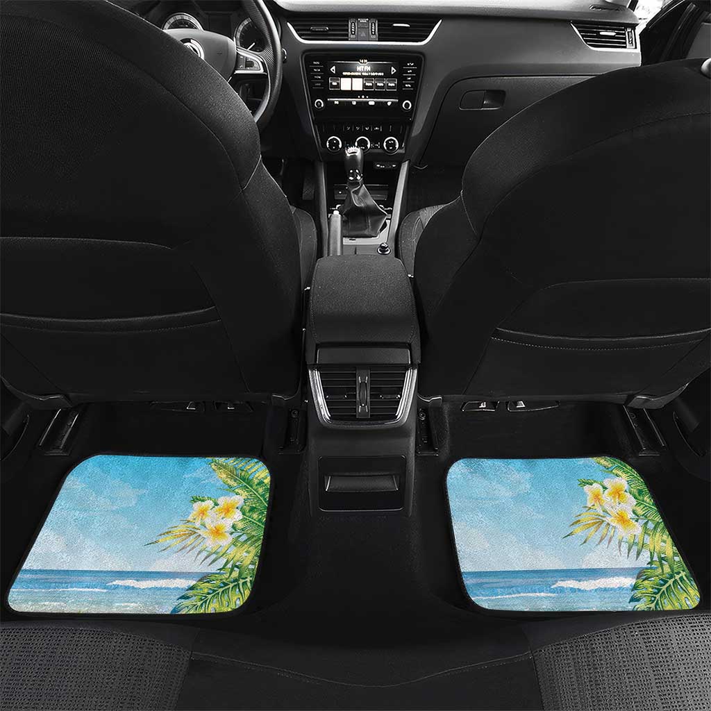 Funny Tropical Christmas Car Mats Tis The Season To Get Tipsy LT7 Set 2pcs - Back Colorful - Polynesian Pride