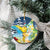 Funny Tropical Christmas Ceramic Ornament Tis The Season To Get Tipsy