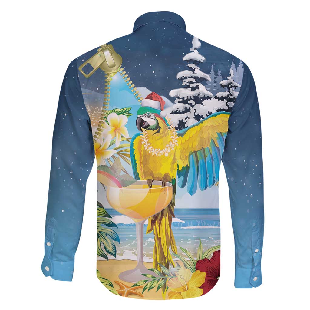 Funny Tropical Christmas Family Matching Mermaid Dress and Hawaiian Shirt Tis The Season To Get Tipsy