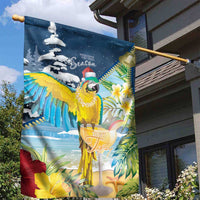 Funny Tropical Christmas Garden Flag Tis The Season To Get Tipsy LT7 - Polynesian Pride