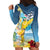 Funny Tropical Christmas Hoodie Dress Tis The Season To Get Tipsy