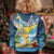 Funny Tropical Christmas Kid Ugly Christmas Sweater Tis The Season To Get Tipsy