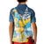 Funny Tropical Christmas Kid Polo Shirt Tis The Season To Get Tipsy