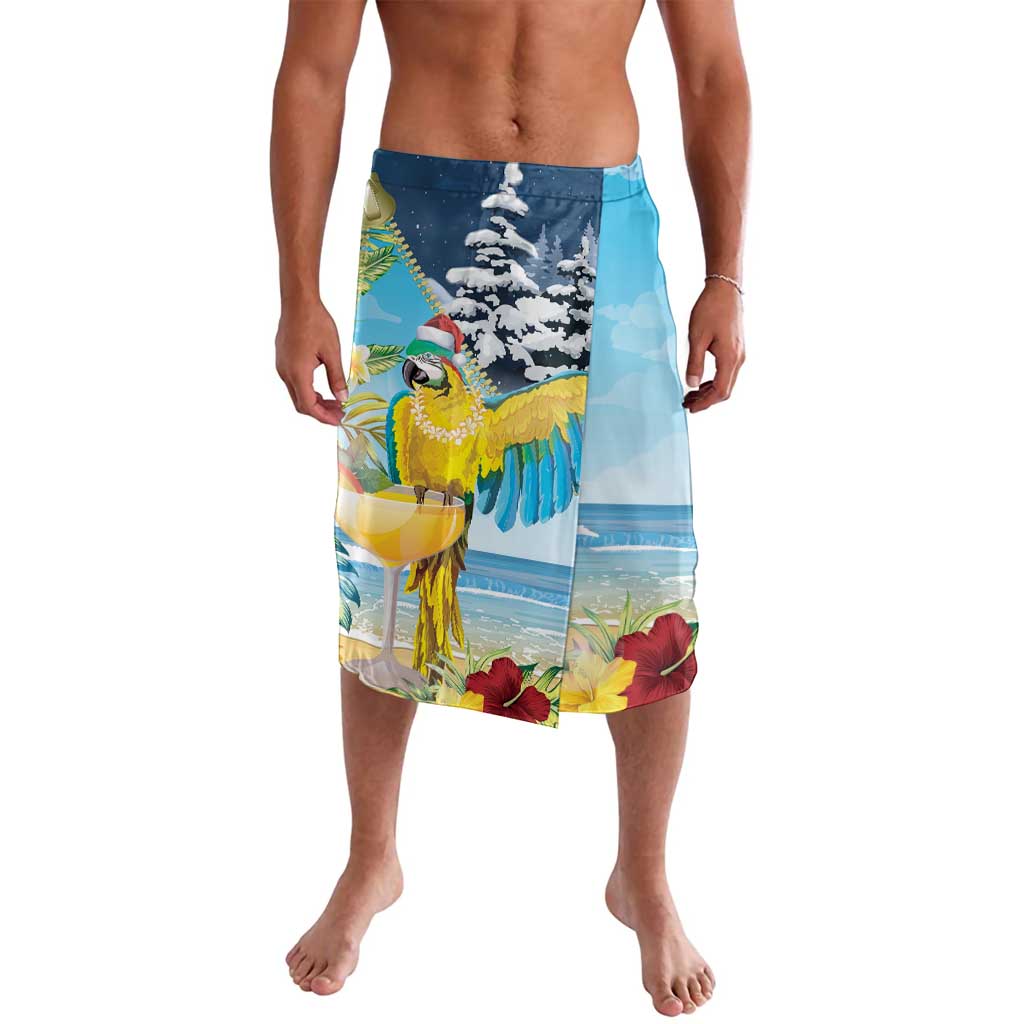 Funny Tropical Christmas Lavalava Tis The Season To Get Tipsy LT7 Colorful - Polynesian Pride