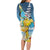 Funny Tropical Christmas Long Sleeve Bodycon Dress Tis The Season To Get Tipsy