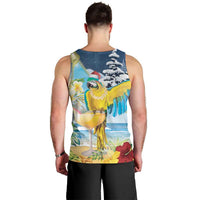 Funny Tropical Christmas Men Tank Top Tis The Season To Get Tipsy LT7 - Polynesian Pride