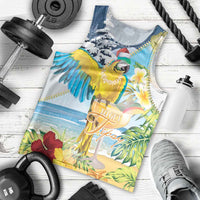 Funny Tropical Christmas Men Tank Top Tis The Season To Get Tipsy LT7 - Polynesian Pride