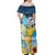 Funny Tropical Christmas Off Shoulder Maxi Dress Tis The Season To Get Tipsy