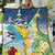 Funny Tropical Christmas Quilt Tis The Season To Get Tipsy