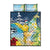 Funny Tropical Christmas Quilt Bed Set Tis The Season To Get Tipsy