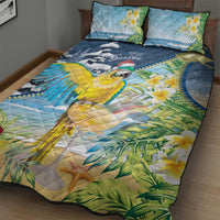 Funny Tropical Christmas Quilt Bed Set Tis The Season To Get Tipsy LT7 - Polynesian Pride
