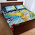 Funny Tropical Christmas Quilt Bed Set Tis The Season To Get Tipsy