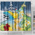 Funny Tropical Christmas Shower Curtain Tis The Season To Get Tipsy