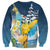 Funny Tropical Christmas Sweatshirt Tis The Season To Get Tipsy