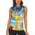 Funny Tropical Christmas Women Sleeveless Polo Shirt Tis The Season To Get Tipsy