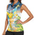 Funny Tropical Christmas Women Sleeveless Polo Shirt Tis The Season To Get Tipsy