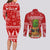 Hawaii Pineapple Christmas Couples Matching Long Sleeve Bodycon Dress and Long Sleeve Button Shirt Mele Kalikimaka LT7 - Polynesian Pride
