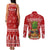 Hawaii Pineapple Christmas Couples Matching Tank Maxi Dress and Long Sleeve Button Shirt Mele Kalikimaka LT7 - Polynesian Pride