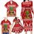 Hawaii Pineapple Christmas Family Matching Long Sleeve Bodycon Dress and Hawaiian Shirt Mele Kalikimaka LT7 - Polynesian Pride