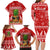 Hawaii Pineapple Christmas Family Matching Long Sleeve Bodycon Dress and Hawaiian Shirt Mele Kalikimaka LT7 - Polynesian Pride