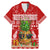 Hawaii Pineapple Christmas Family Matching Mermaid Dress and Hawaiian Shirt Mele Kalikimaka LT7 Dad's Shirt - Short Sleeve Red - Polynesian Pride