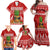 Hawaii Pineapple Christmas Family Matching Off Shoulder Maxi Dress and Hawaiian Shirt Mele Kalikimaka LT7 - Polynesian Pride