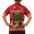 Hawaii Pineapple Christmas Family Matching Off Shoulder Short Dress and Hawaiian Shirt Mele Kalikimaka LT7 - Polynesian Pride