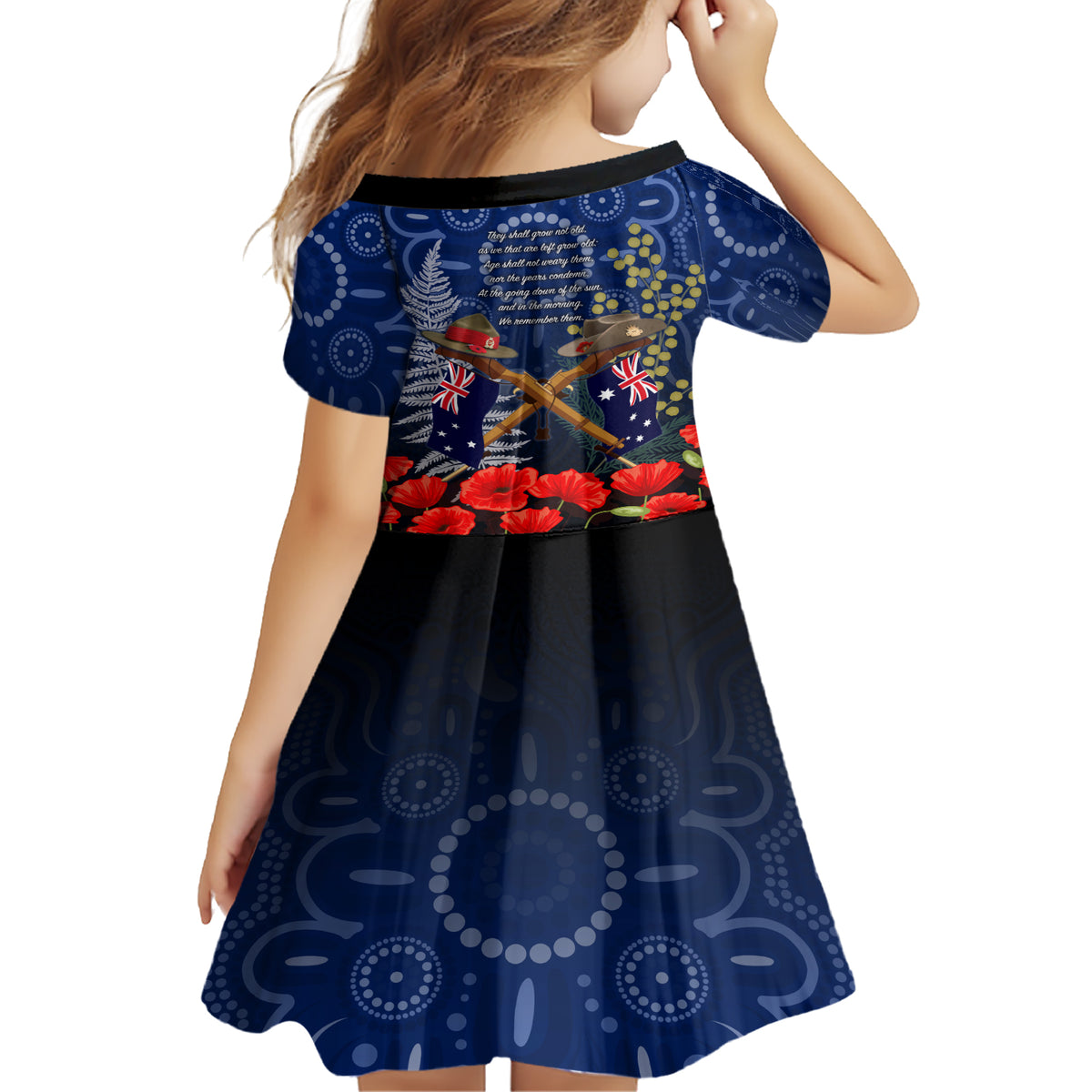 Anzac Family Matching Short Sleeve Bodycon Dress and Hawaiian Shirt Ausralia Aboriginal Mix New Zealand Slouch Hats LT7 - Polynesian Pride