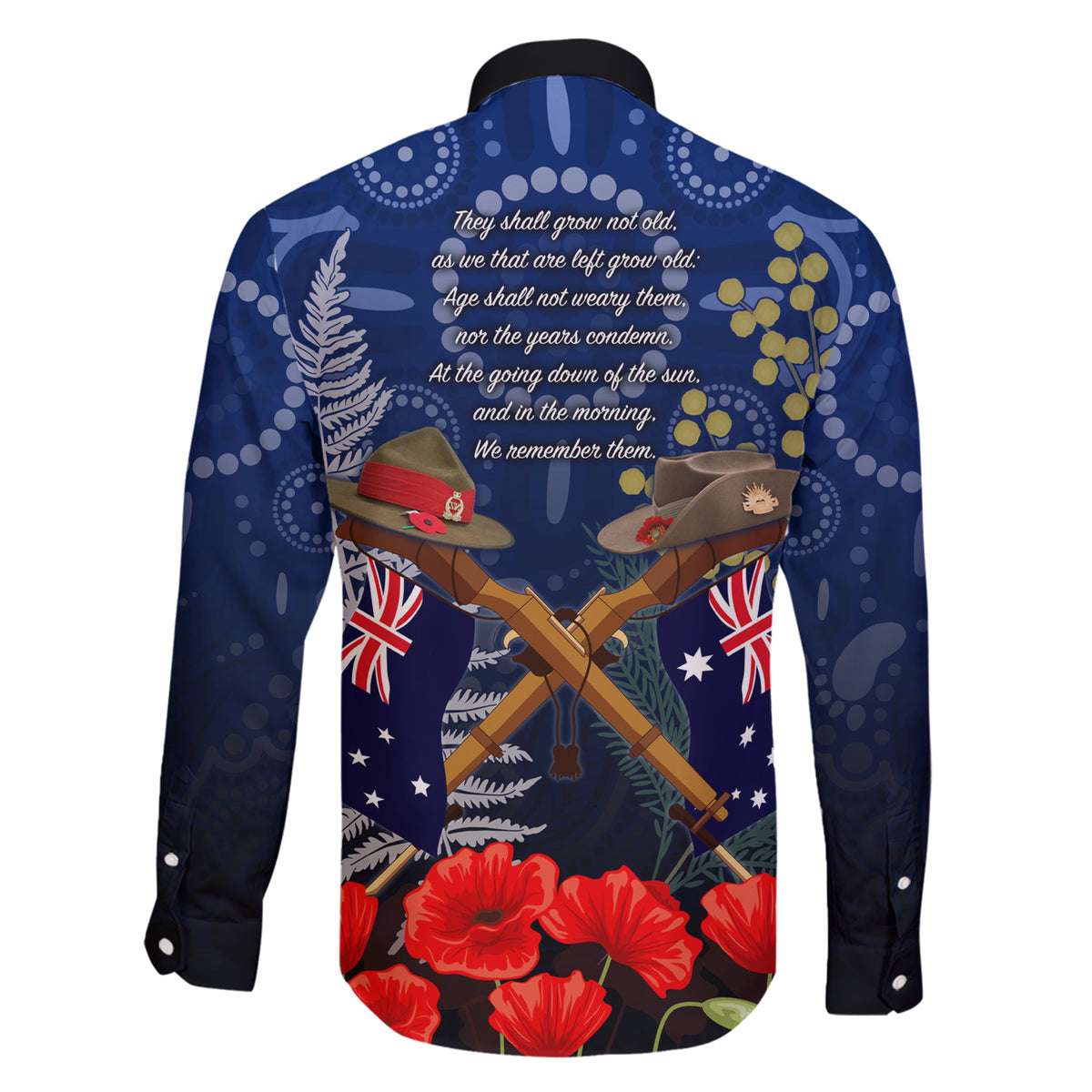 Anzac Family Matching Short Sleeve Bodycon Dress and Hawaiian Shirt Ausralia Aboriginal Mix New Zealand Slouch Hats LT7 - Polynesian Pride