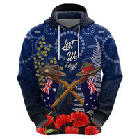 Anzac Hoodie Australia Aboriginal Mix New Zealand Slouch Hats LT7 - Polynesian Pride