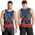 Anzac Men Tank Top Ausralia Aboriginal Mix New Zealand Slouch Hats LT7 - Polynesian Pride