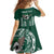 Hawaii Rainbow Warriors Personalized Family Matching Long Sleeve Bodycon Dress and Hawaiian Shirt Kakau Ikakai Laau Pama