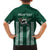 Hawaii Rainbow Warriors Personalized Family Matching Puletasi and Hawaiian Shirt Kakau Ikakai Laau Pama
