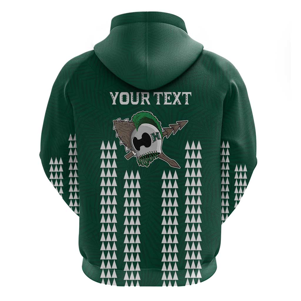 Hawaii Rainbow Warriors Personalized Hoodie Kakau Ikakai Laau Pama