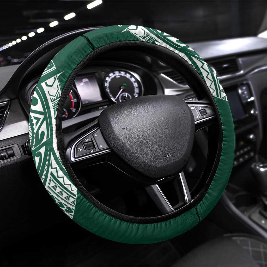 Hawaii Rainbow Warriors Steering Wheel Cover Kakau Ikakai Laau Pama