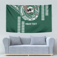 Hawaii Rainbow Warriors Personalized Tapestry Kakau Ikakai Laau Pama