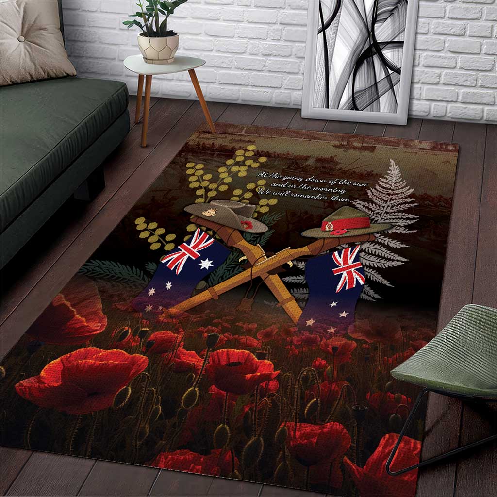 Australia - New Zealand ANZAC Area Rug Gallipoli ANZAC Cove Landing