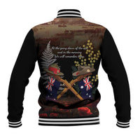 Australia - New Zealand ANZAC Baseball Jacket Gallipoli ANZAC Cove Landing LT7 - Polynesian Pride