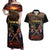 Australia - New Zealand ANZAC Couples Matching Off Shoulder Maxi Dress and Hawaiian Shirt Gallipoli ANZAC Cove Landing