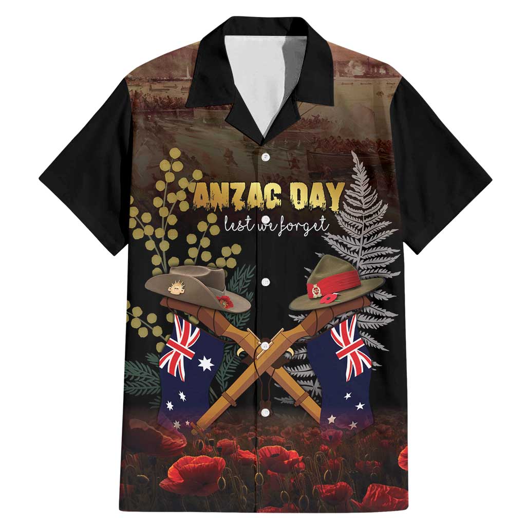Australia - New Zealand ANZAC Family Matching Mermaid Dress and Hawaiian Shirt Gallipoli ANZAC Cove Landing