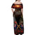 Australia - New Zealand ANZAC Family Matching Off Shoulder Maxi Dress and Hawaiian Shirt Gallipoli ANZAC Cove Landing