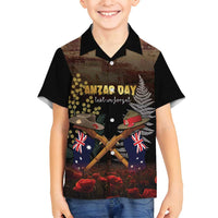 Australia - New Zealand ANZAC Family Matching Puletasi and Hawaiian Shirt Gallipoli ANZAC Cove Landing