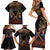 Australia - New Zealand ANZAC Family Matching Short Sleeve Bodycon Dress and Hawaiian Shirt Gallipoli ANZAC Cove Landing