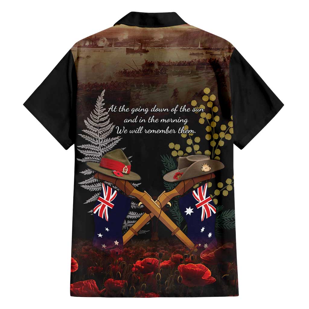 Australia - New Zealand ANZAC Family Matching Tank Maxi Dress and Hawaiian Shirt Gallipoli ANZAC Cove Landing