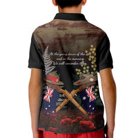 Australia - New Zealand ANZAC Kid Polo Shirt Gallipoli ANZAC Cove Landing