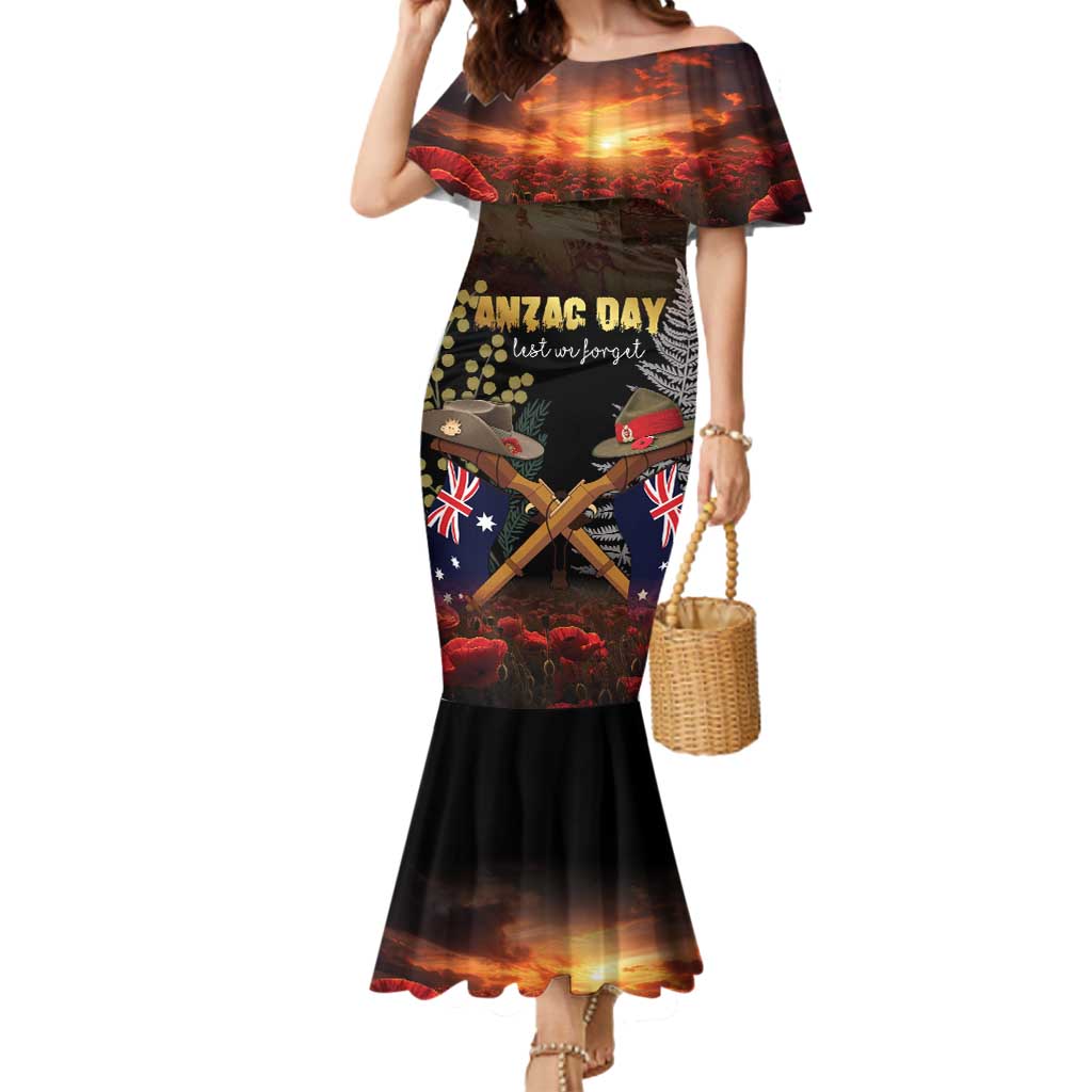 Australia - New Zealand ANZAC Mermaid Dress Gallipoli ANZAC Cove Landing